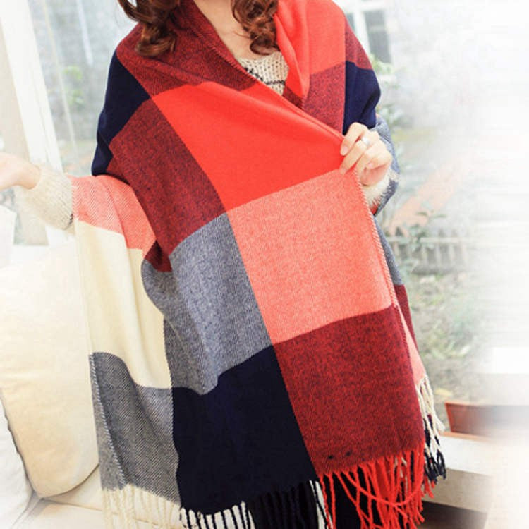 Aureline Cashmere Touch Plaid Scarf