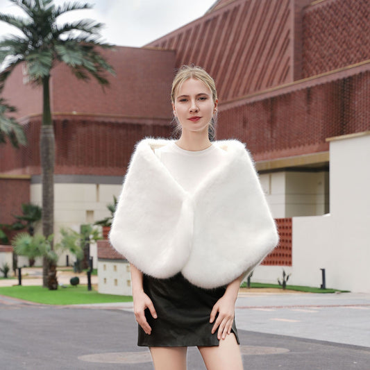 Noelle White Knit Waistcoat